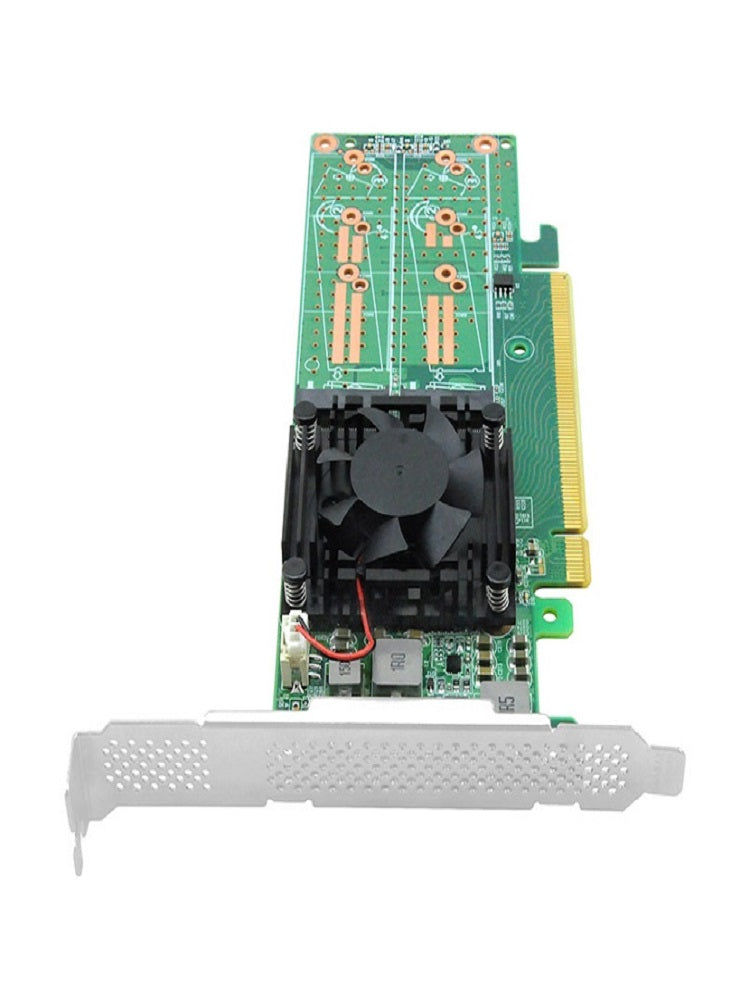 PCI Express x16 to Quad M.2 NVMe SSD Switch Adapter