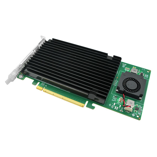 PCIe 3.0 x16 Quad M.2 NVMe Switch Card  4*NVMe SSD for 2242,2260,2280 and 22110mm