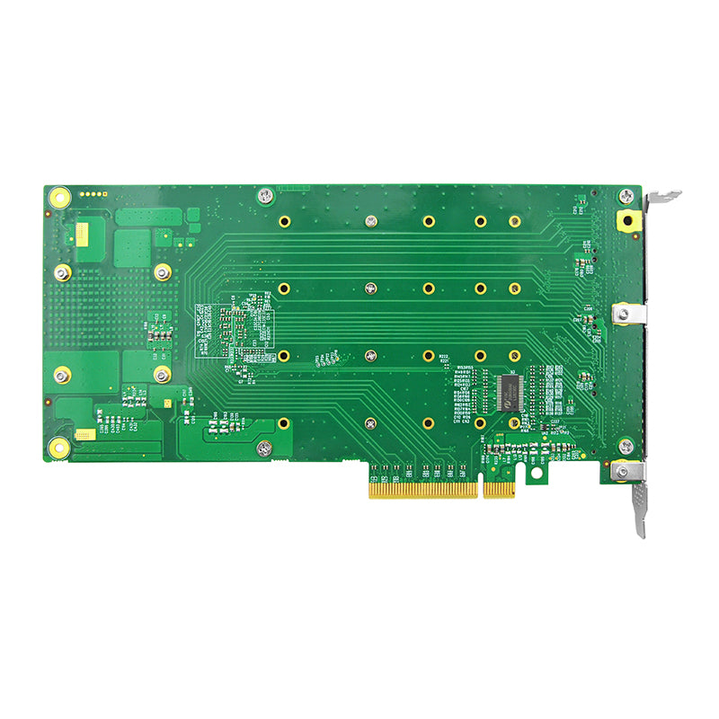 PCIe x8 to 4-Port M.2 NVMe Controller Card