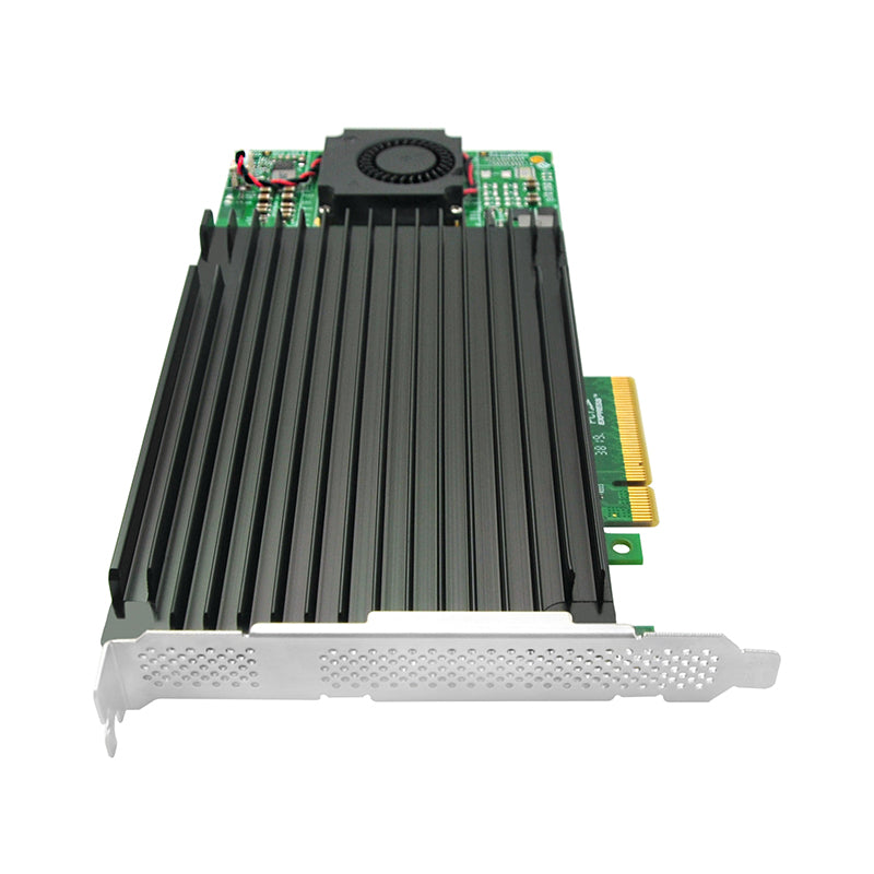 PCIe x8 to 4-Port M.2 NVMe Controller Card