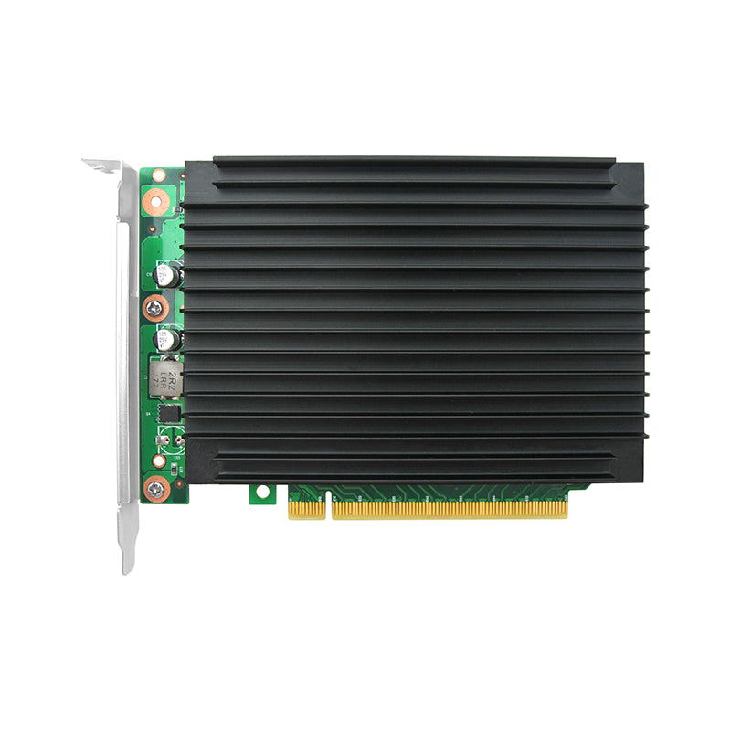 PCIe 4.0 x16 to 4-Port M.2 NVMe Adapter with Heatsink